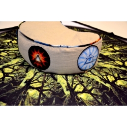 Poduszka medytacyjna CHI wypełniona łuską gryki