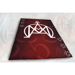 Koc i poduszka biała MM