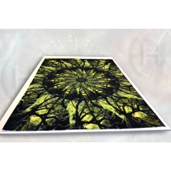 Koc i poduszka ze wzorem żywiołu Ziemi (B)