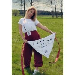 Torba trójkątna z dopinanymi kieszeniami