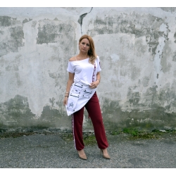 Torba trójkątna z dopinanymi kieszeniami