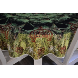 Obrus ze wzorem żywiołu Ziemi