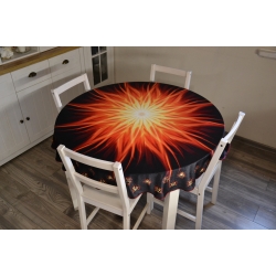Obrus ze wzorem żywiołu ognia