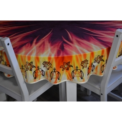 Obrus ze wzorem żywiołu ognia II