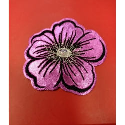 Aplikacja kwiat fiolet