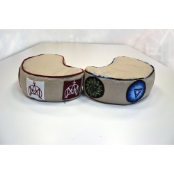 Poduszka medytacyjna CHI wypełniona łuską gryki