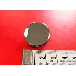 Guzik metalowy srebrny