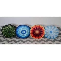 Poduszka ze wzorem żywiołu ognia