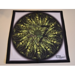 Makata ze wzorem żywiołu ziemi w kwadracie